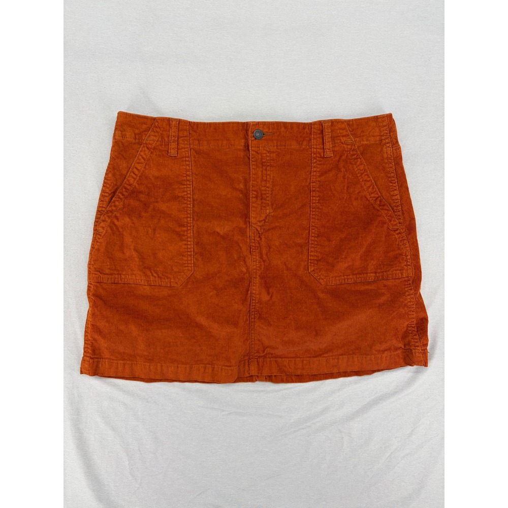Old Navy Womens Corduroy Mini Skirt Spice of Life Orange Size 16 451211-01